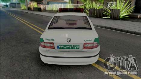 Ikco Samand Police para GTA San Andreas
