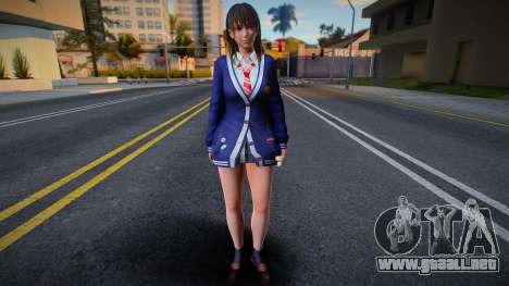 DOAXVV Nanami - Autumn School Wear 1 para GTA San Andreas