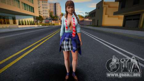 DOAXVV Hitomi Spring School Wear 2 para GTA San Andreas