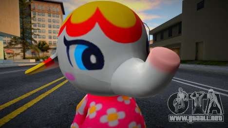 Margie - Animal Crossing Elephant para GTA San Andreas