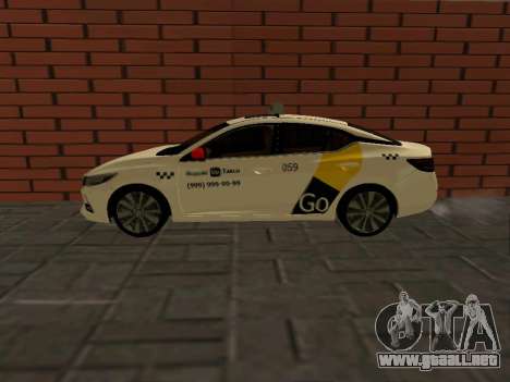 Nissan Sylphy Yandex Go Taxi para GTA San Andreas