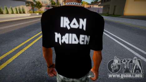 Senjutsu Iron Maiden T Shirt para GTA San Andreas