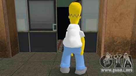 Homer Simpson para GTA Vice City