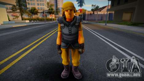 Toon Soldiers (Yellow) para GTA San Andreas