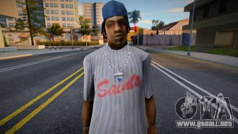 Fam2 Saints Gear para GTA San Andreas