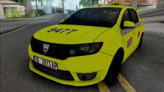 Dacia Logan 2013 Taxi para GTA San Andreas