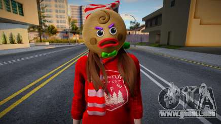 Chica con ropa de Año Nuevo 6 para GTA San Andreas