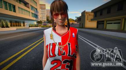 Hitomi Fashion Casual Chicago Bulls Jersey 2 para GTA San Andreas