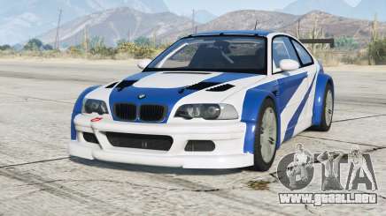 BMW M3 GTR (E46) Most Wanted v2.2b para GTA 5
