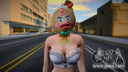 Rubia con ropa de Año Nuevo 2 para GTA San Andreas