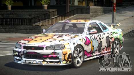 Nissan Skyline R34 ZR S7 para GTA 4