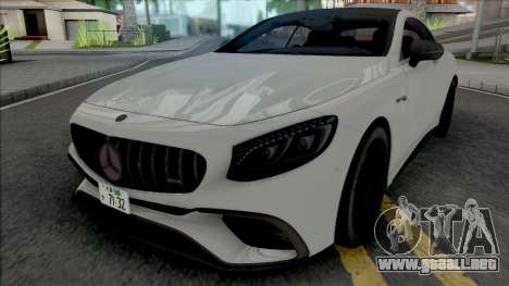 Mercedes-AMG S63 Coupe 2020 para GTA San Andreas