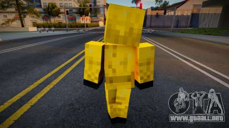 Minecraft Squid Game - Circle Guard 1 para GTA San Andreas