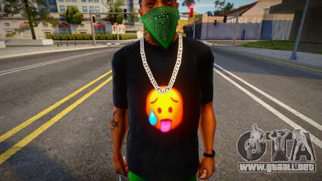 Emoji Hot Shirt para GTA San Andreas