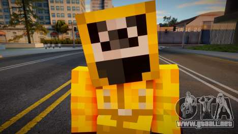 Minecraft Squid Game - Trangle Guard 1 para GTA San Andreas