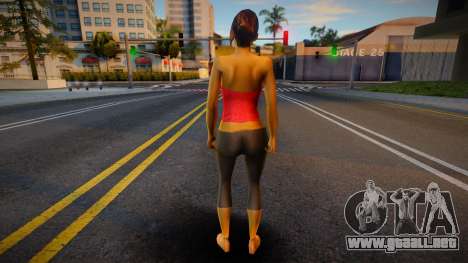 CJ Girlfriends Barefeet - copgrl3 para GTA San Andreas