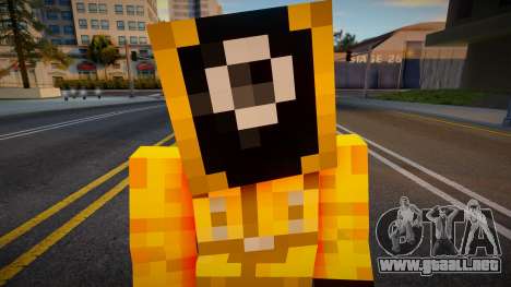 Minecraft Squid Game - Circle Guard 1 para GTA San Andreas