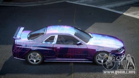 Nissan Skyline R34 ZR S8 para GTA 4