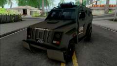 Mahindra Marksman Chilean Riot Police para GTA San Andreas
