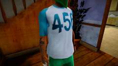 Squid Game Round 6 Player T-shirt para GTA San Andreas