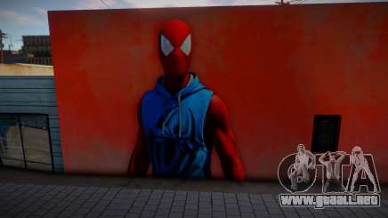 Scarlet SpiderMan Wall para GTA San Andreas