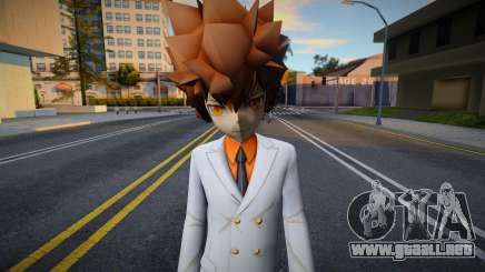 Tsunayoshi Sawada (white suit) from Katekyo Hitm para GTA San Andreas