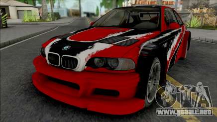 BMW M3 GTR Stacked Deck (NFS Carbon) para GTA San Andreas