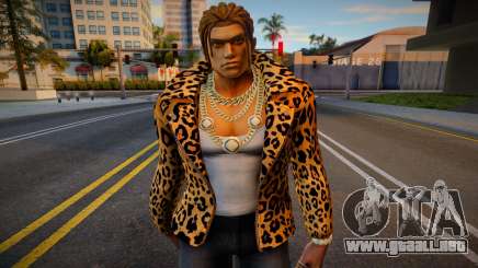 Un hombre con chaqueta de leopardo para GTA San Andreas