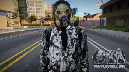 Miembro del grupo X7 con chaqueta de cuero de S.T.A. para GTA San Andreas