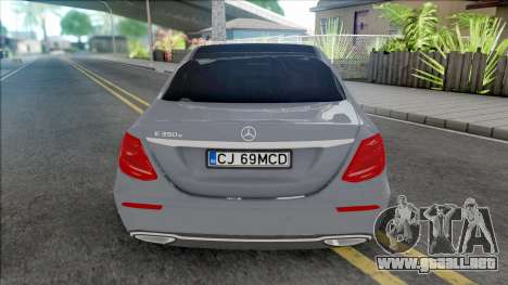 Mercedes-Benz E 350e (W213) 2016 Romania Plates para GTA San Andreas