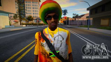 Jamaican guy (With Sports bag) para GTA San Andreas