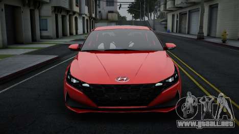 Exclusivo Hyundai Elantra 2021 para GTA San Andreas