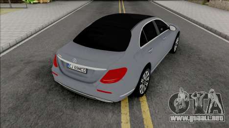 Mercedes-Benz E 350e (W213) 2016 Romania Plates para GTA San Andreas