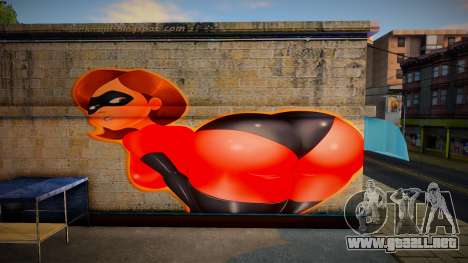 Elastigirl Mural para GTA San Andreas