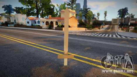Wooden Sword [Bully] para GTA San Andreas