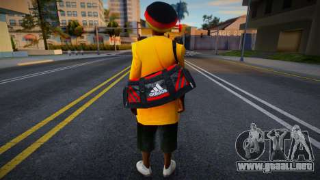 Jamaican guy (With Sports bag) para GTA San Andreas