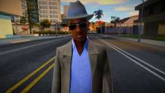 Black mobster in suit 1 para GTA San Andreas