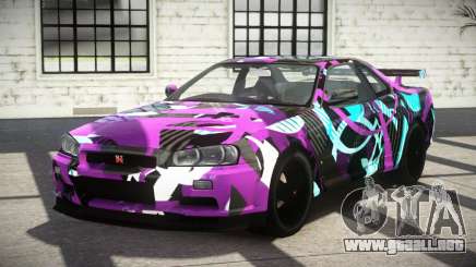 Nissan Skyline R34 Zq S6 para GTA 4