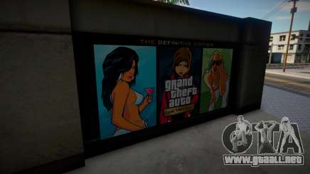 GTA Trilogy The Definitive Edition Wall para GTA San Andreas