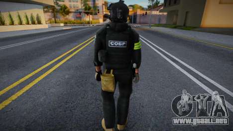SOBR officer in uniform para GTA San Andreas