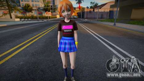 Love Live - Tshirt 91 para GTA San Andreas