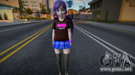 Love Live - Tshirt 92 para GTA San Andreas