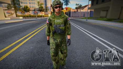 Piel militar para GTA San Andreas