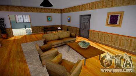 Nuevo interior de la casa de CJ para GTA San Andreas