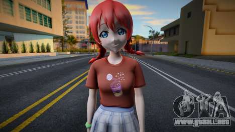 Love Live - Tshirt 31 para GTA San Andreas