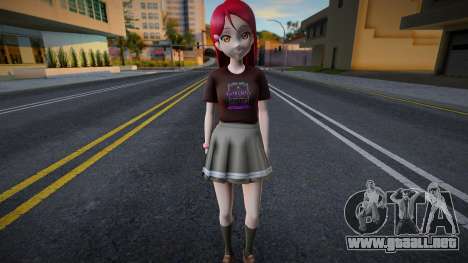 Love Live - Tshirt 16 para GTA San Andreas