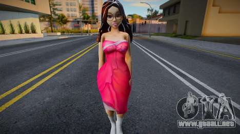 Turma da Monica - Tina in a dress para GTA San Andreas