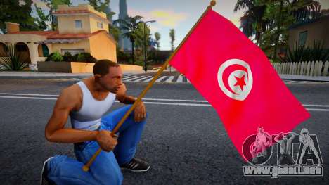 Tunisia Flag para GTA San Andreas