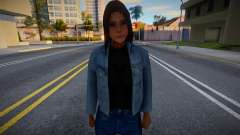 Linda chica en jeans para GTA San Andreas