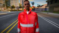 Médico con ropa de invierno para GTA San Andreas
